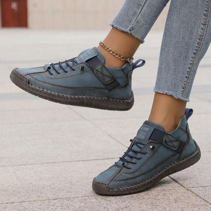 Nora™ | Women's Lace-Up Flat Sneakers