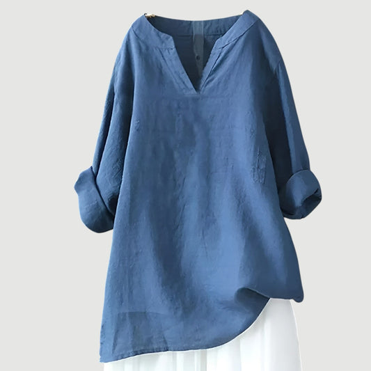 Nora™ | Women's Relaxed V-Neck Blouse