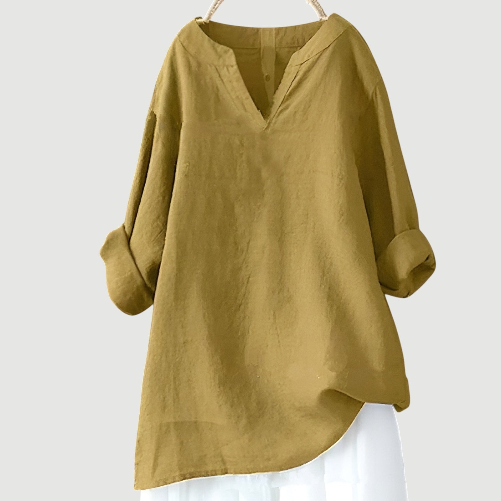 Nora™ | Women's Relaxed V-Neck Blouse