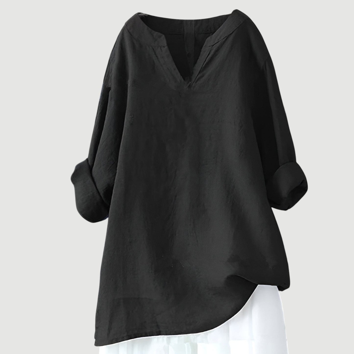 Nora™ | Women's Relaxed V-Neck Blouse