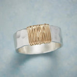 Opal™ | Women's Two-Tone Wire-Wrap Band Ring