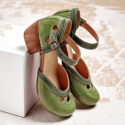 Sadie™ | Women's Ankle-Strap Low Heel Sandals