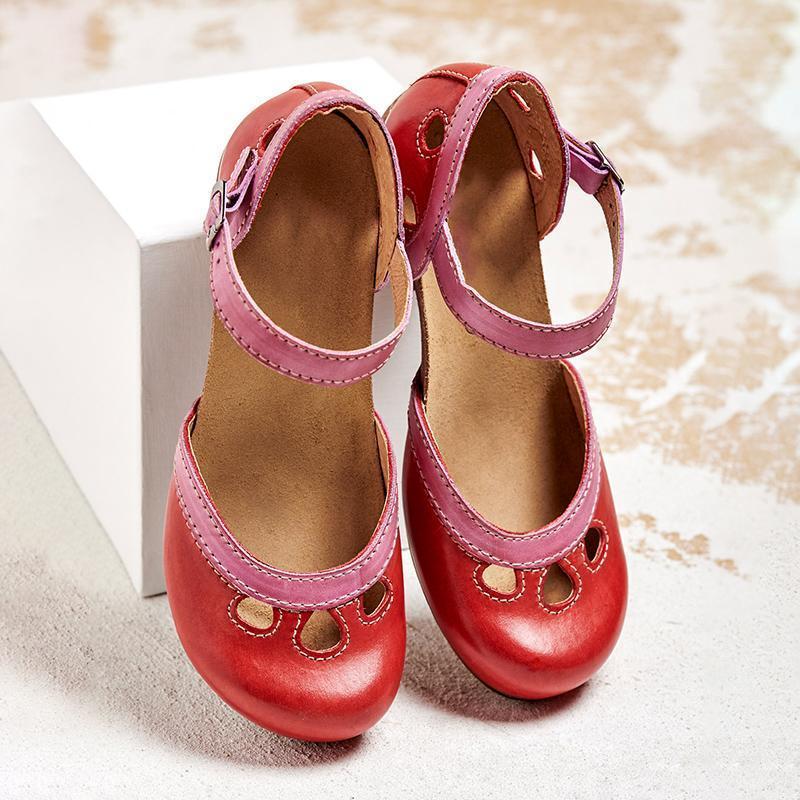 Sadie™ | Women's Ankle-Strap Low Heel Sandals
