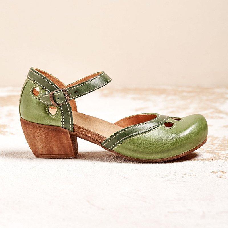 Sadie™ | Women's Ankle-Strap Low Heel Sandals