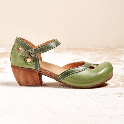 Sadie™ | Women's Ankle-Strap Low Heel Sandals