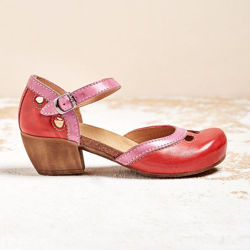Sadie™ | Women's Ankle-Strap Low Heel Sandals