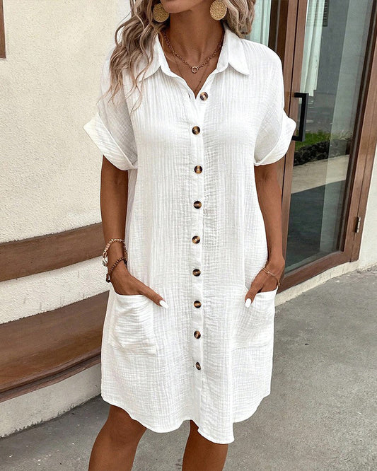 Sadie™ | Women's Button-Down Shirt Dress