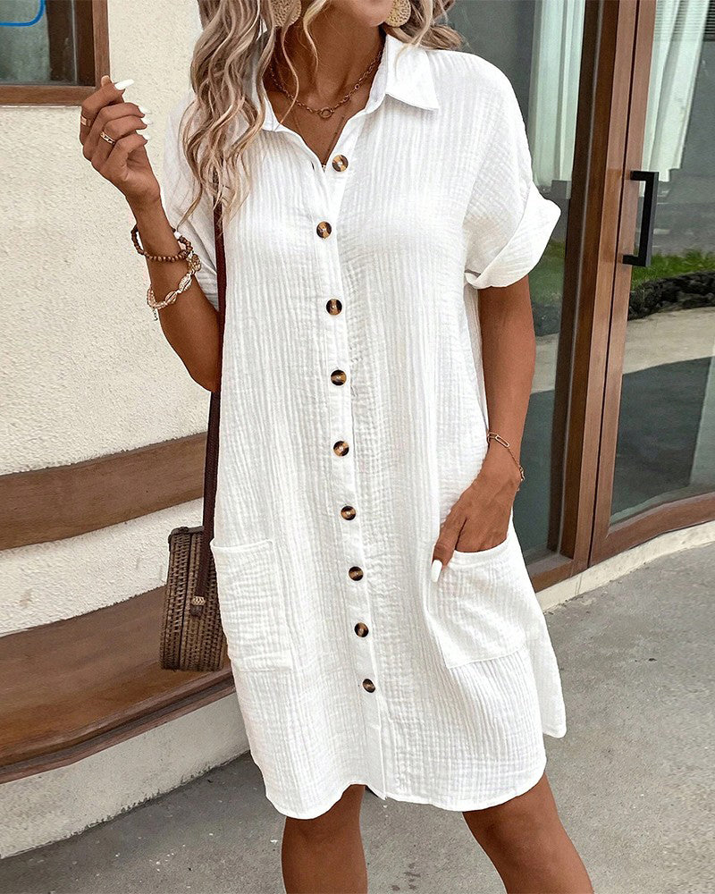 Sadie™ | Women's Button-Down Shirt Dress