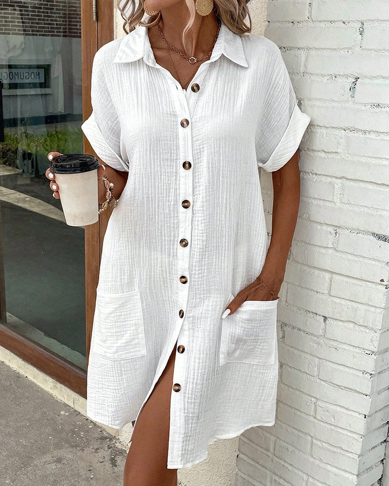 Sadie™ | Women's Button-Down Shirt Dress