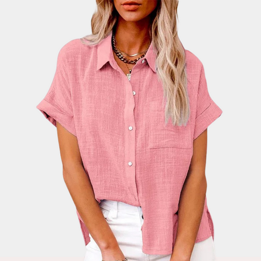 Sadie™ | Women's Button-Front Short-Sleeve Shirt