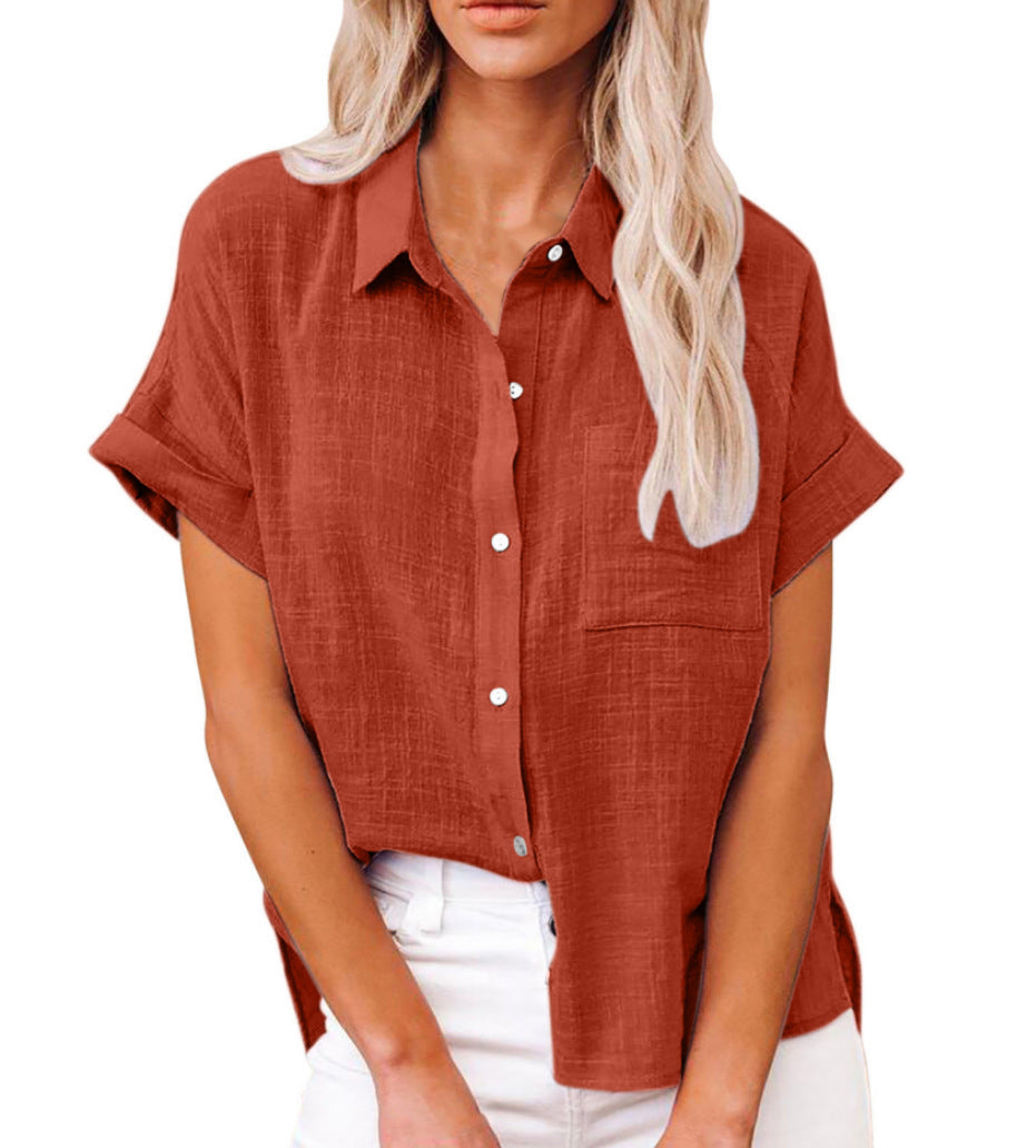 Sadie™ | Women's Button-Front Short-Sleeve Shirt