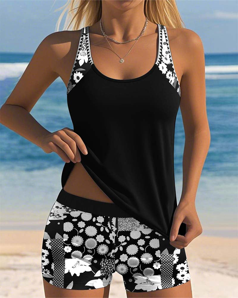 Sadie™ | Women's Floral Tankini Set