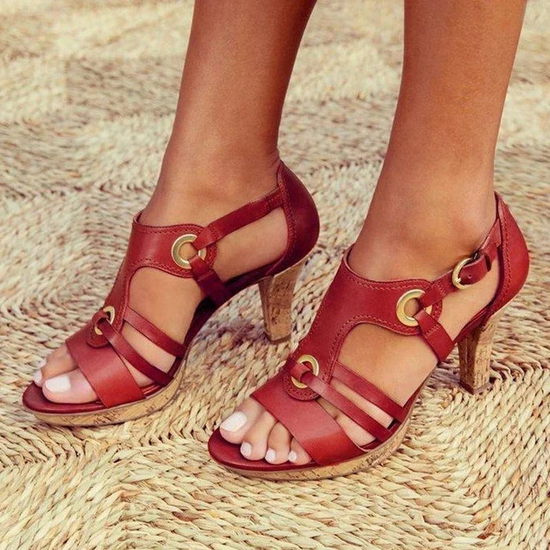 Sadie™ | Women's Gladiator-Style High Heel Sandals