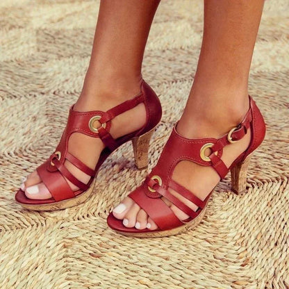 Sadie™ | Women's Gladiator-Style High Heel Sandals