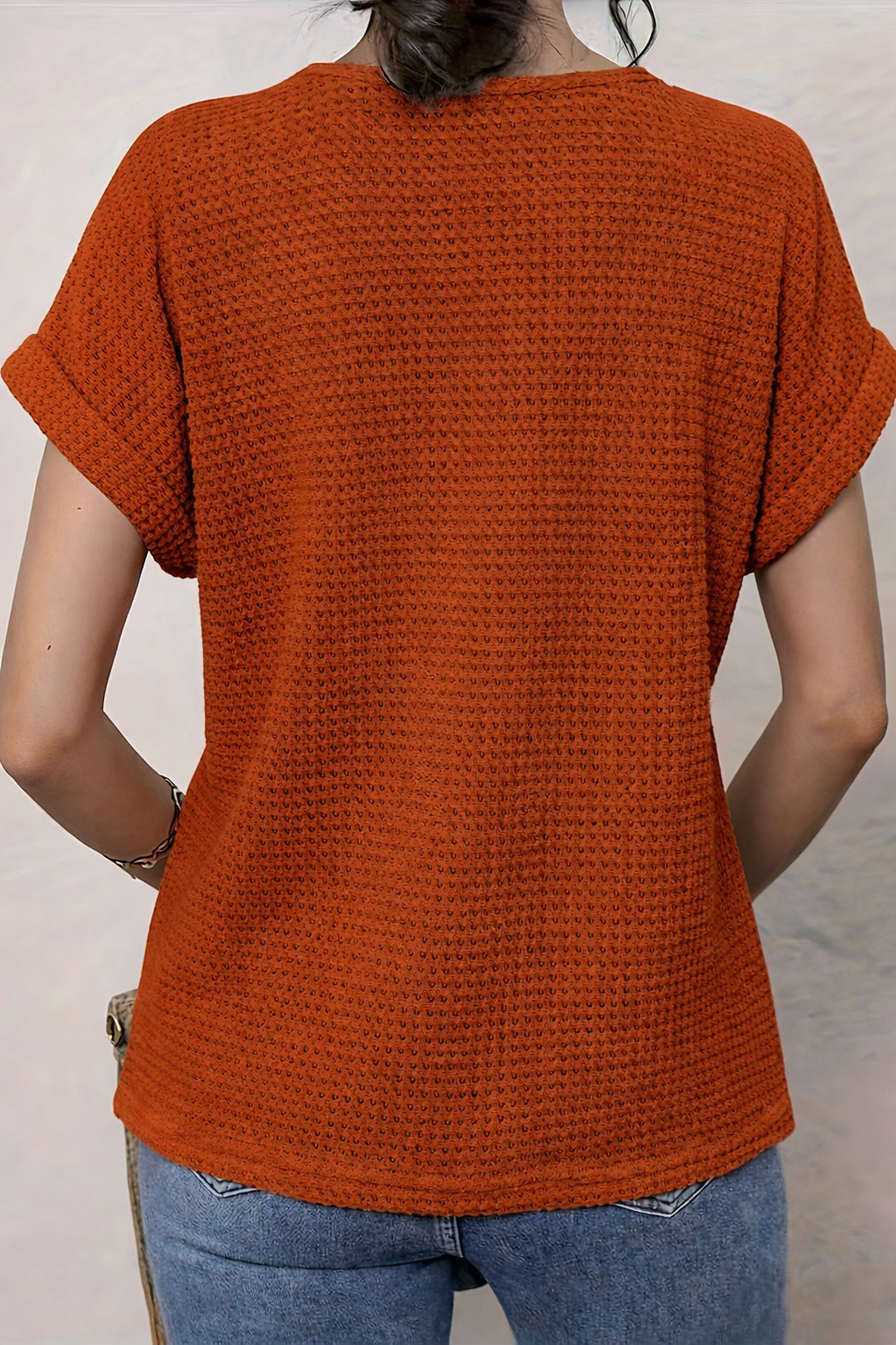 Sadie™ | Women's Lace-Trim Round-Neck Top