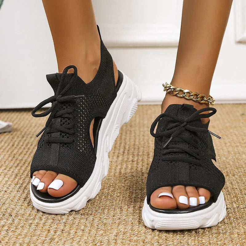 Sadie™ | Women's Open-Toe Platform Sandals