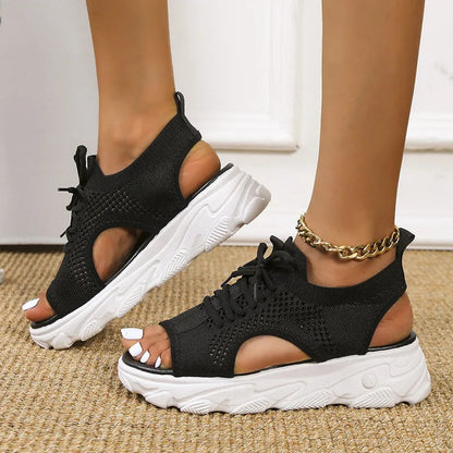 Sadie™ | Women's Open-Toe Platform Sandals