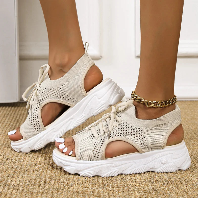 Sadie™ | Women's Open-Toe Platform Sandals
