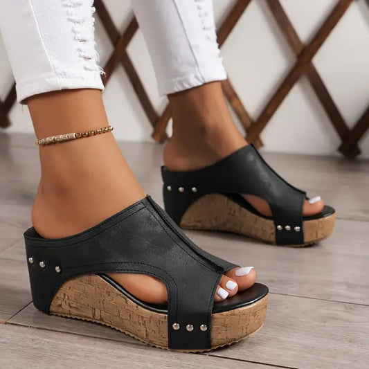 Sadie™ | Women's Open-Toe Wedge Sandals