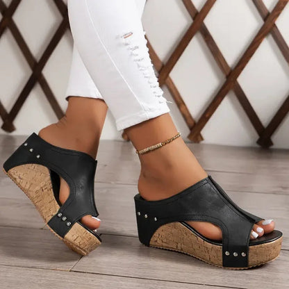 Sadie™ | Women's Open-Toe Wedge Sandals