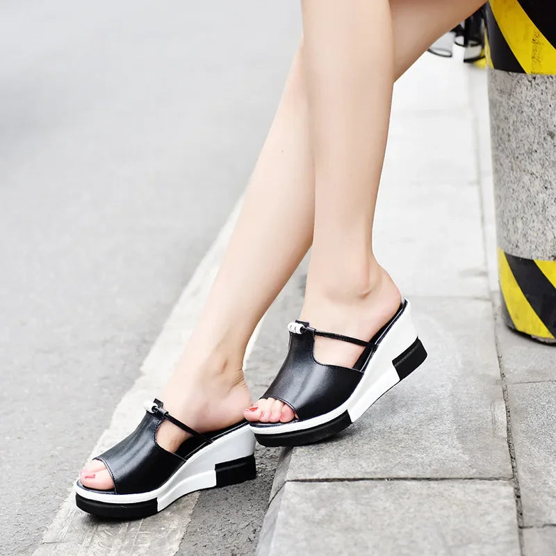 Sadie™ | Women's Open-Toe Wedge Sandals