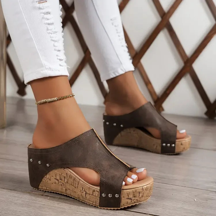 Sadie™ | Women's Open-Toe Wedge Sandals