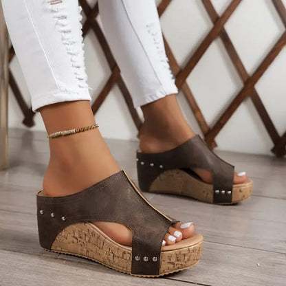 Sadie™ | Women's Open-Toe Wedge Sandals