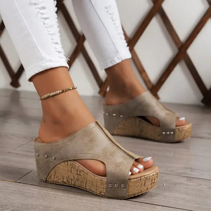 Sadie™ | Women's Open-Toe Wedge Sandals