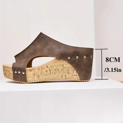 Sadie™ | Women's Open-Toe Wedge Sandals