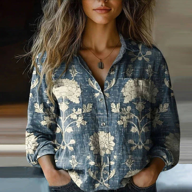 Sadie™ | Women's Printed Button-Down Shirt
