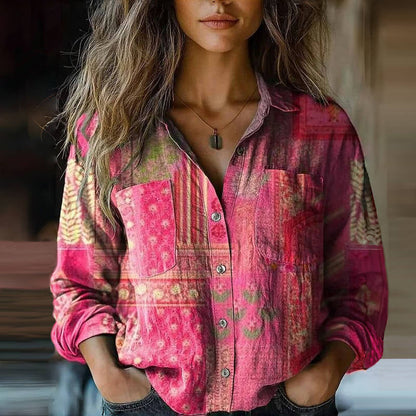 Sadie™ | Women's Printed Button-Down Shirt