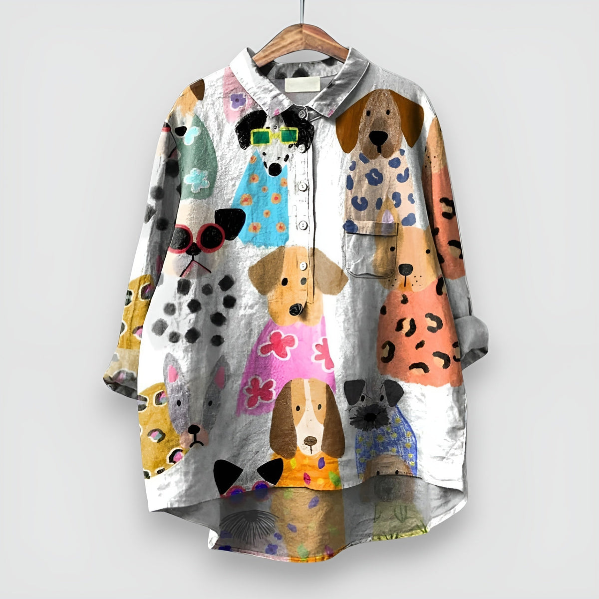 Sadie™ | Women's Relaxed-Fit Animal Print Shirt