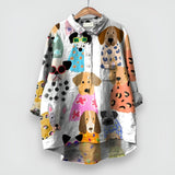 Sadie™ | Women's Relaxed-Fit Animal Print Shirt