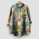 Sadie™ | Women's Relaxed-Fit Animal Print Shirt