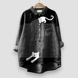 Sadie™ | Women's Relaxed-Fit Animal Print Shirt
