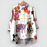 Sadie™ | Women's Relaxed-Fit Animal Print Shirt