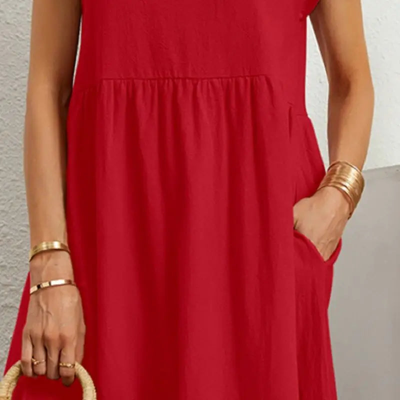 Sadie™ | Women's Smocked-Waist Midi Dress