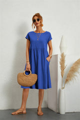 Sadie™ | Women's Smocked-Waist Midi Dress