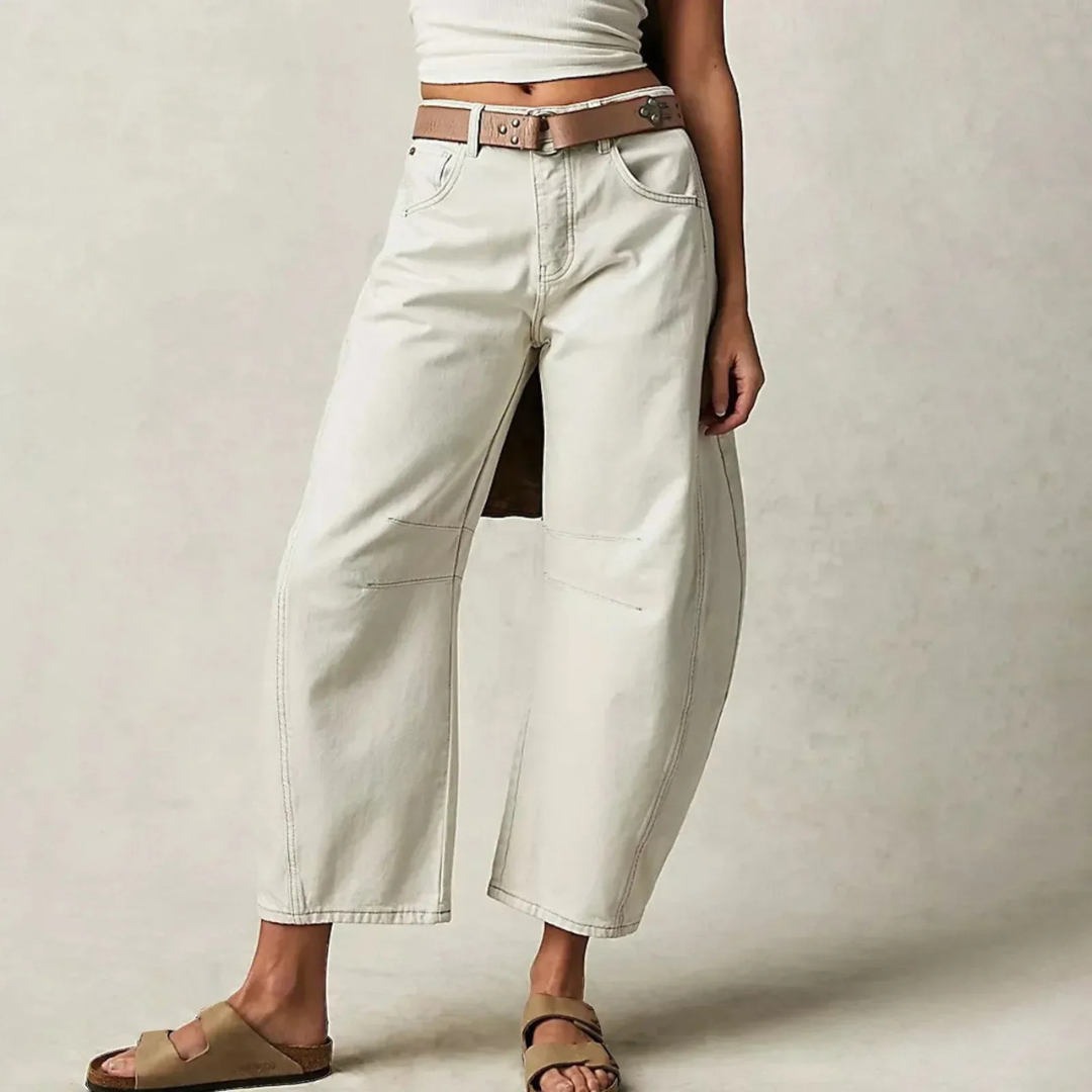 Women's Barrel-Leg Trousers