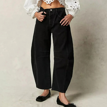Women's Barrel-Leg Trousers