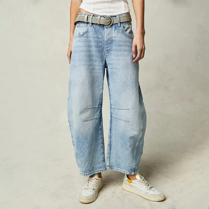 Women's Barrel-Leg Trousers
