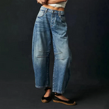 Women's Barrel-Leg Trousers