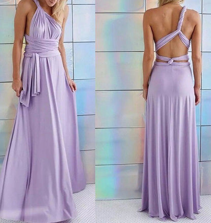 Women's Convertible Open-Back Maxi Dress