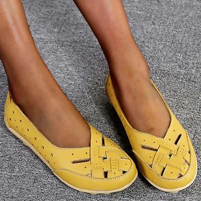 Women's Cut-Out Slip-On Flats