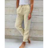 Women's Drawstring Straight-Leg Trousers