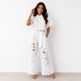 Women's Floral Lace Two-Piece Set