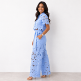 Women's Floral Lace Two-Piece Set