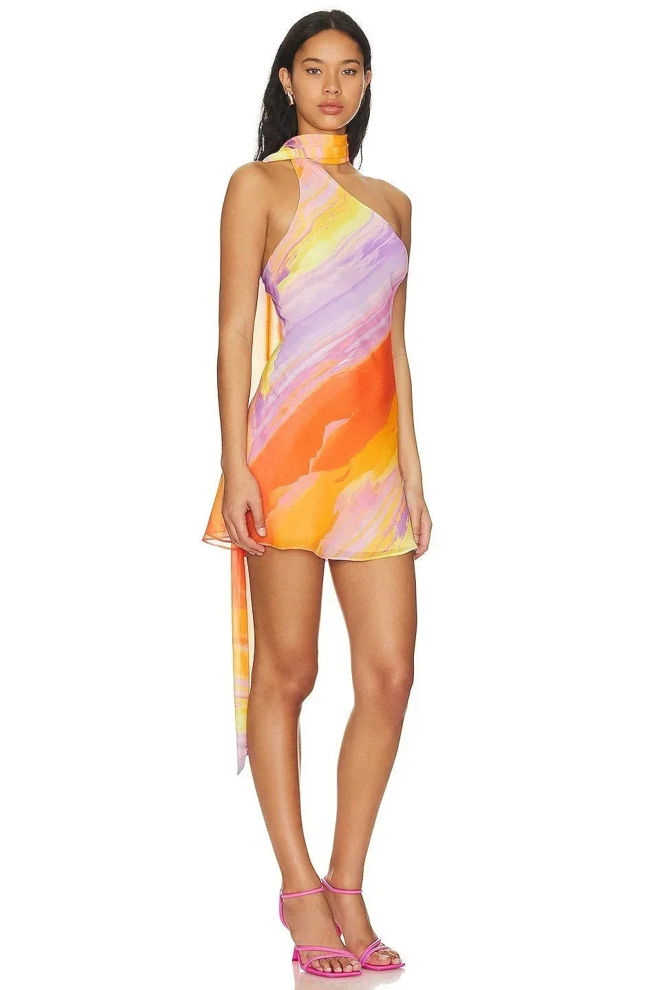 Women's Halter-Neck Mini Dress