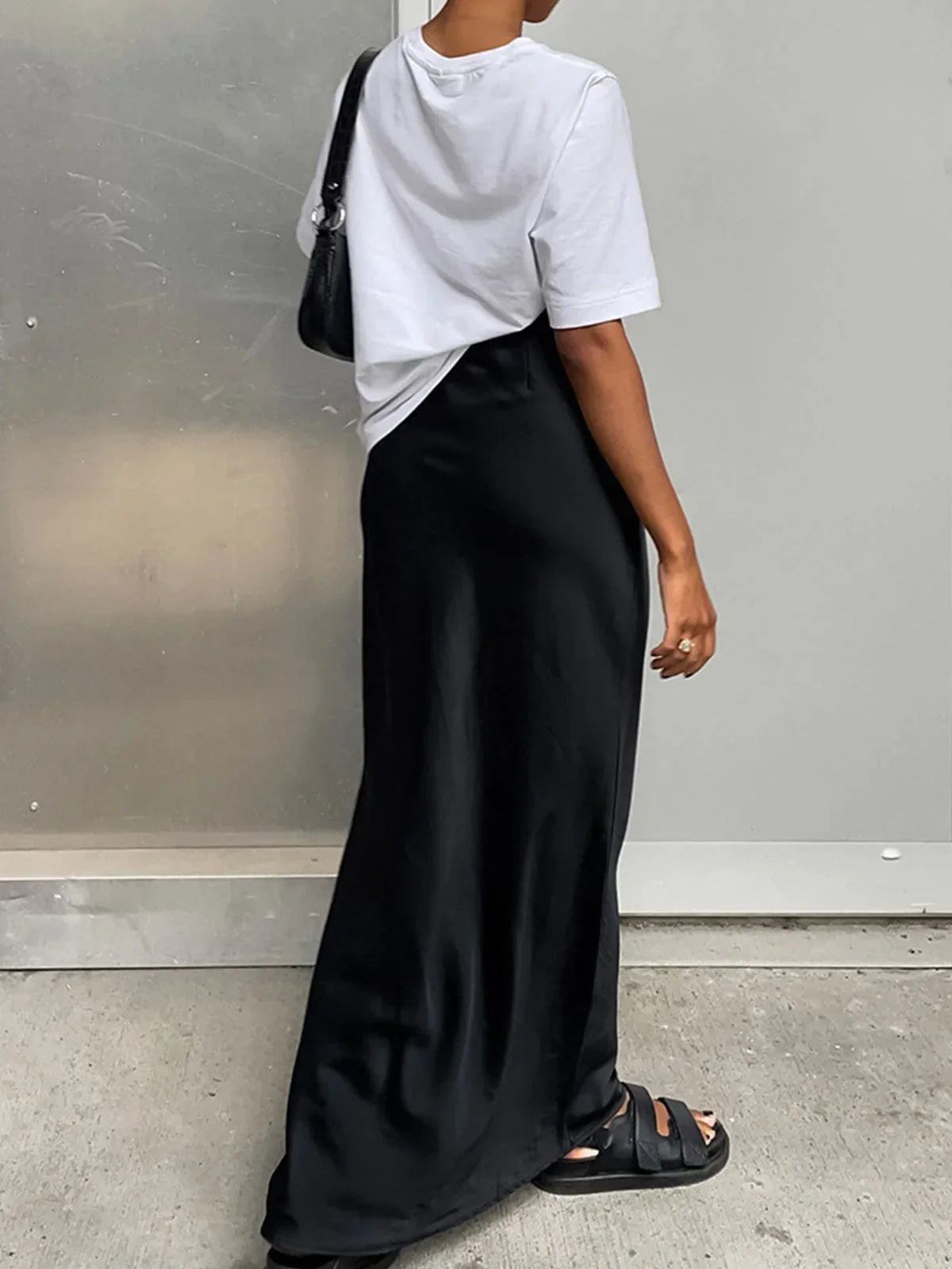 Women's High-Waist Maxi Skirt