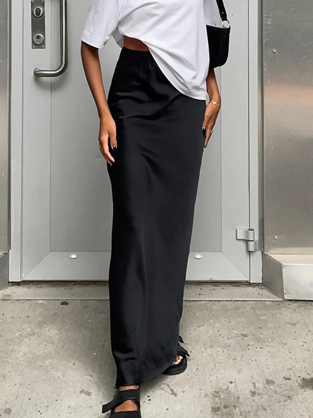 Women's High-Waist Maxi Skirt